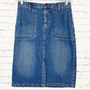 Ralph Lauren Jeans Co. Denim Pencil Skirt